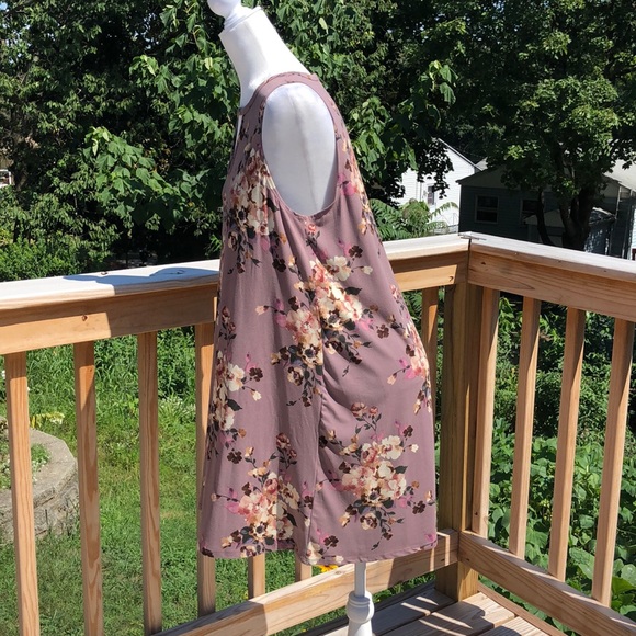 Socialite purple floral dress - Picture 3 of 4